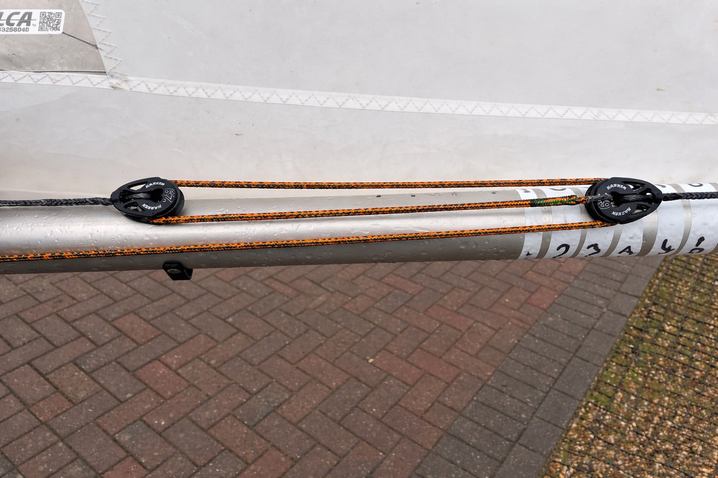 ILCA 4 Front of Boom Outhaul - 29mm Blocks